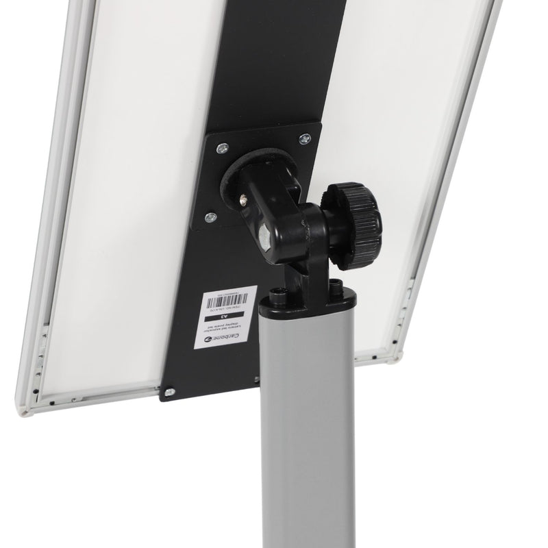 Letrero LED Poste De Piso Ajustable A4 A4 (21 x 29.7 cm) Para Señalización Comercial o Menús. Pizarra LED