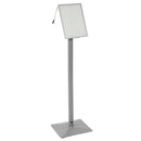 Letrero LED Poste De Piso Ajustable A4 A4 (21 x 29.7 cm) Para Señalización Comercial o Menús. Pizarra LED
