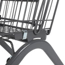 Carrito de Supermercado Metálico 70x45x88cm con Ruedas Giratorias.  Estructura de Hierro Resistente. Carretilla de Compras Mercado