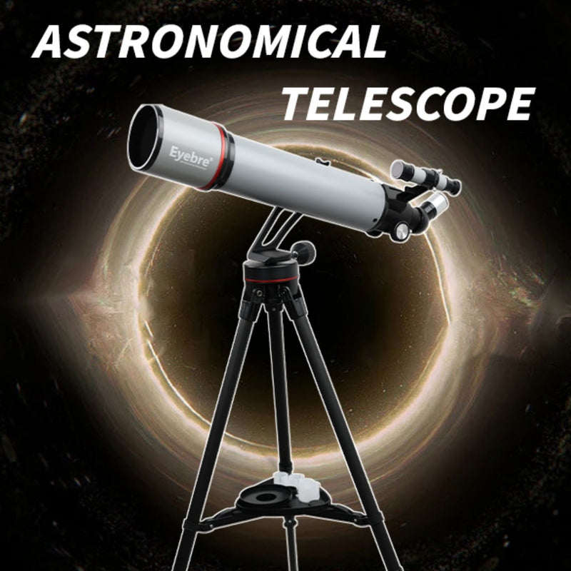 Telescopio Astronómico Apertura 70mm y distancia Focal 600mm con Trípode Profesional y Lentes Intercambiables para observación del Espacio. Alta Potencia.