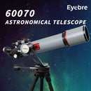 Telescopio Astronómico Apertura 70mm y distancia Focal 600mm con Trípode Profesional y Lentes Intercambiables para observación del Espacio. Alta Potencia.