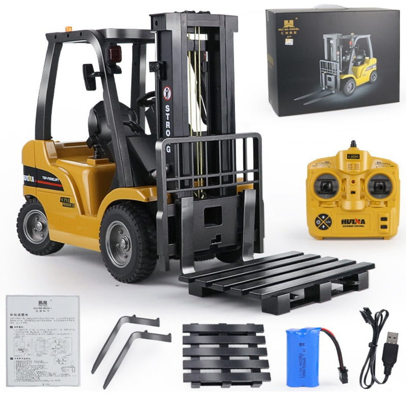 Montacargas de Juguete control remoto de Metal 1:50 tamaño grande para Niños +8 Años. Modelo Profesional a Escala