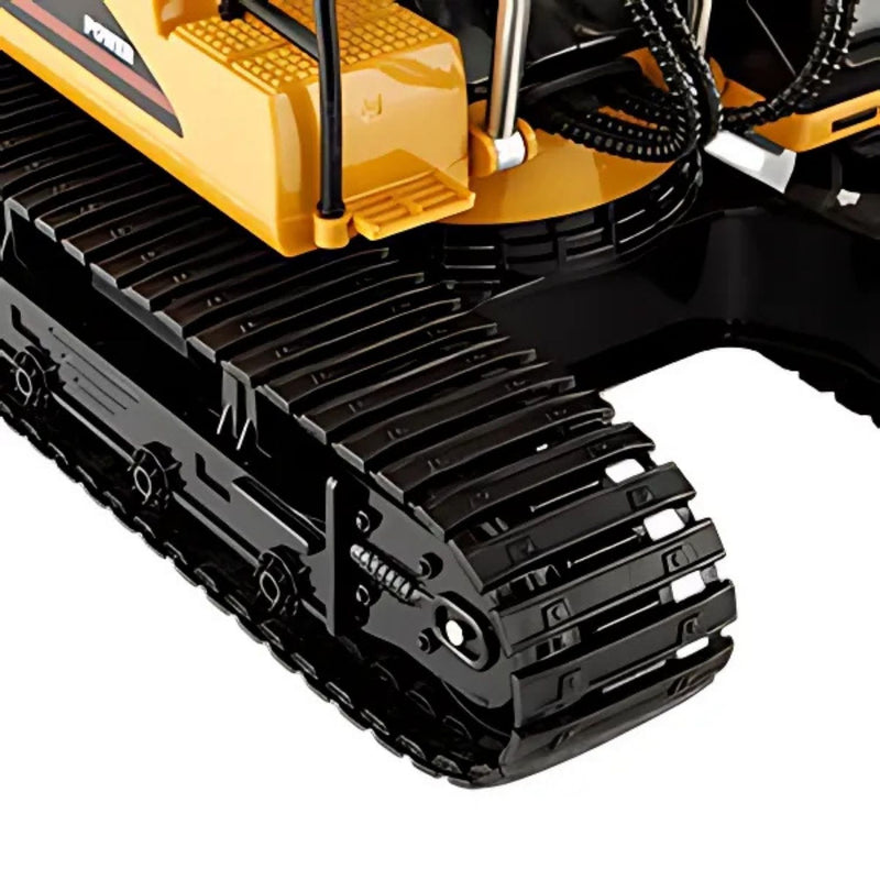 Tractor Excavadora de Juguete con Control Remoto para Niños, 25x17cm Metal y Plástico Resistente.