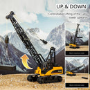 Grúa de Juguete con Control Remoto para Niños 25x17x66cm de Hierro y Plástico. Modelo Realista