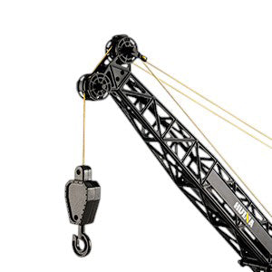 Grúa de Juguete con Control Remoto para Niños 25x17x66cm de Hierro y Plástico. Modelo Realista