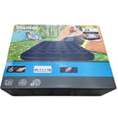 Colchón Inflable Queen 203x152x22cm con PVC Flocado y Válvula de Tapón, Ideal para Camping y Visitas