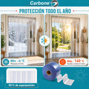 Cortina lamas tiras PVC Transparente  (20cm x 50mts) en Rollo de 164 Ft  Para Bodegas, Talleres y Divisiones