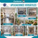 Cortina lamas tiras PVC Transparente  (20cm x 50mts) en Rollo de 164 Ft  Para Bodegas, Talleres y Divisiones