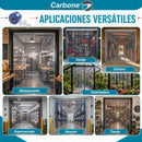 Cortina tiras lamas PVC Transparente con Estriase  (20cm x 50mts) en Rollo de 164 Ft  Para Bodegas, Talleres y Divisiones