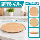 Plato de Melamina de 11" (27.8cm). Diseño Redondo para Platos Principales, Ensaladas, Pastas y Acompañamientos.