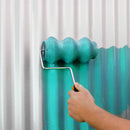 Rodillo para pintar techos corrugados ondulados 9"X4cm ( solo rodillo de EPS)