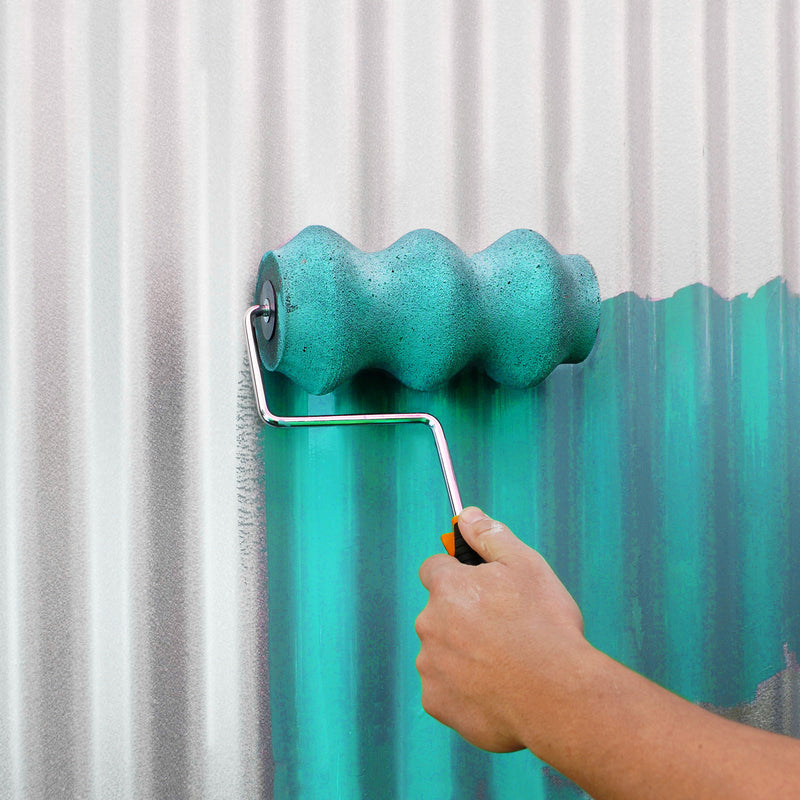 Rodillo para pintar techos corrugados ondulados 9"X4cm ( solo rodillo de EPS)