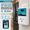 Protector De Voltaje 120V - 50/60Hz.Corriente 15A. Para Aires Acondicionados y Equipos de Refrigeración con Retardo 180Seg (3Min)
