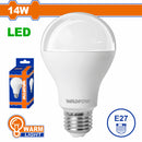 Bombillo LED de 14W 2700K 100-240V~50/60Hz. Luz Cálida. 15000 horas. 1350 Lumens. Base E27.