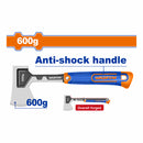 Hacha de Mano 600g. Tratamiento térmico. Acero forjado. Mango anti-impacto. Tratamiento térmico.