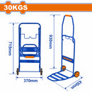 Carretilla de Carga Plegable 30Kgs. Extendido: 930x370x430mmmm. Plegado: 715x370x110mm Trolley carga.