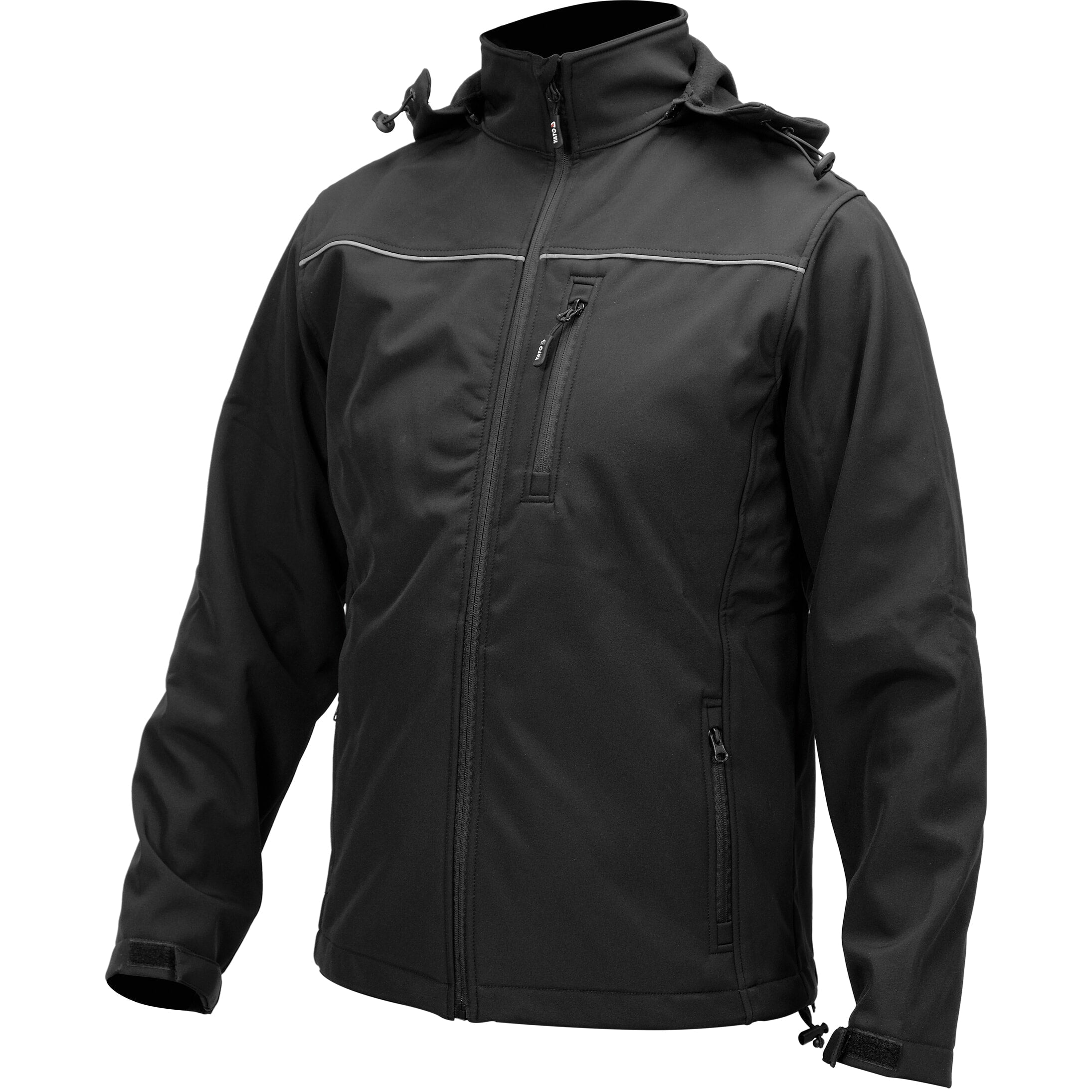 Chaqueta De Trabajo Softshell Impermeable Con Capucha