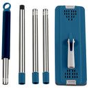 Trapeador Mop Plano de microfibra con Cubo Exprimidor.