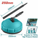 Cepillo de Patio Circular para Pistola de Hidrolavadora de 250 mm.Material: PP y PA66 + 30GF.