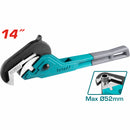 Llave de tubo con Ratchet 14"