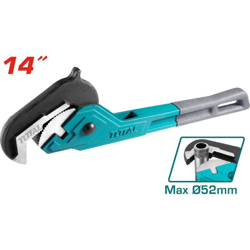 Llave de tubo con Ratchet 14"