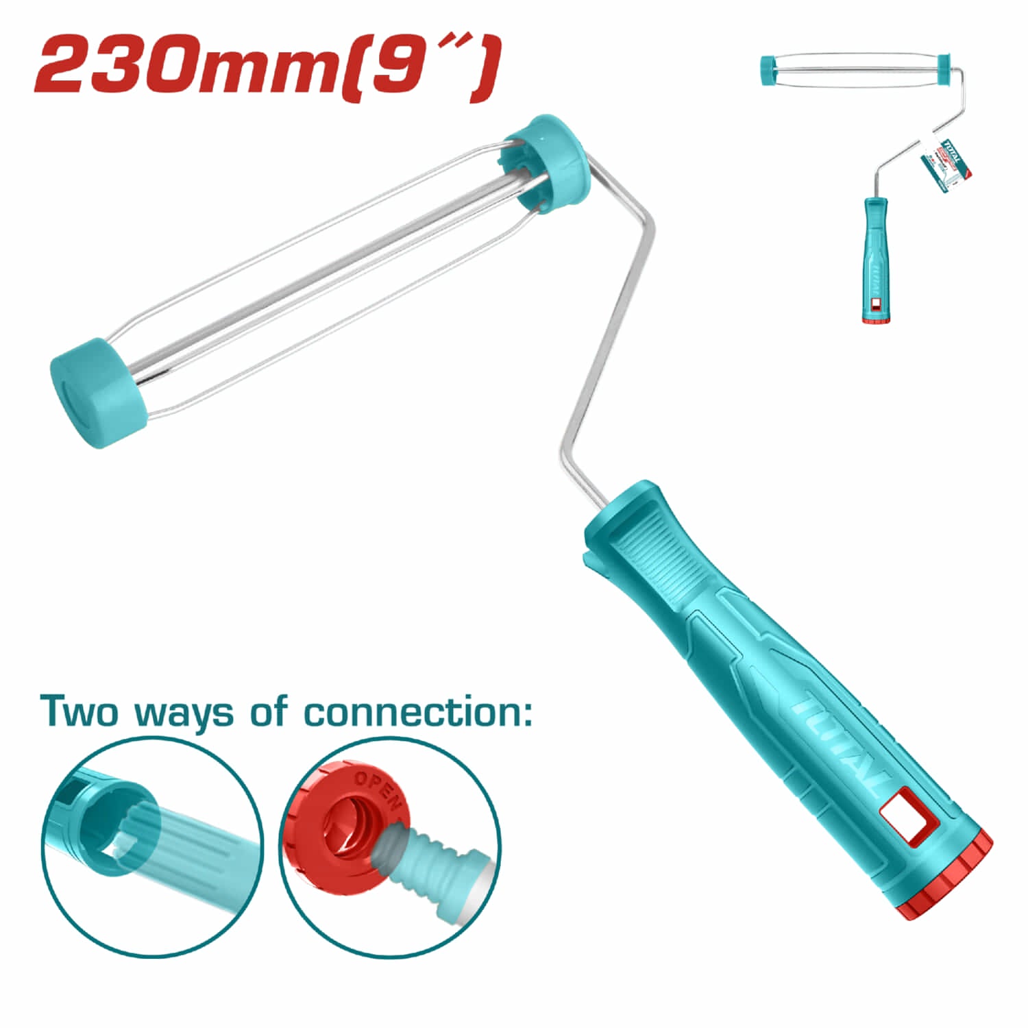 Cilindro para rodillo de pintar 9".