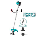 Desmalezadora grande. Motor 4 tiempos enfriado por aire a gasolina 0.7KW (1.1HP) 31cc. Desbrozadora.