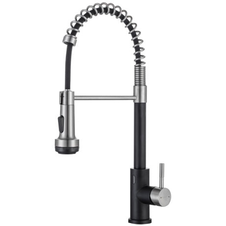 Grifo con sensor para fregador de cocina de acero inoxidable con manguera extraíble (JASPE)