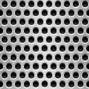 Lámina Perforada. Hoyos 4 mm, (1.35 mm Espesor) 4x8 Pies.