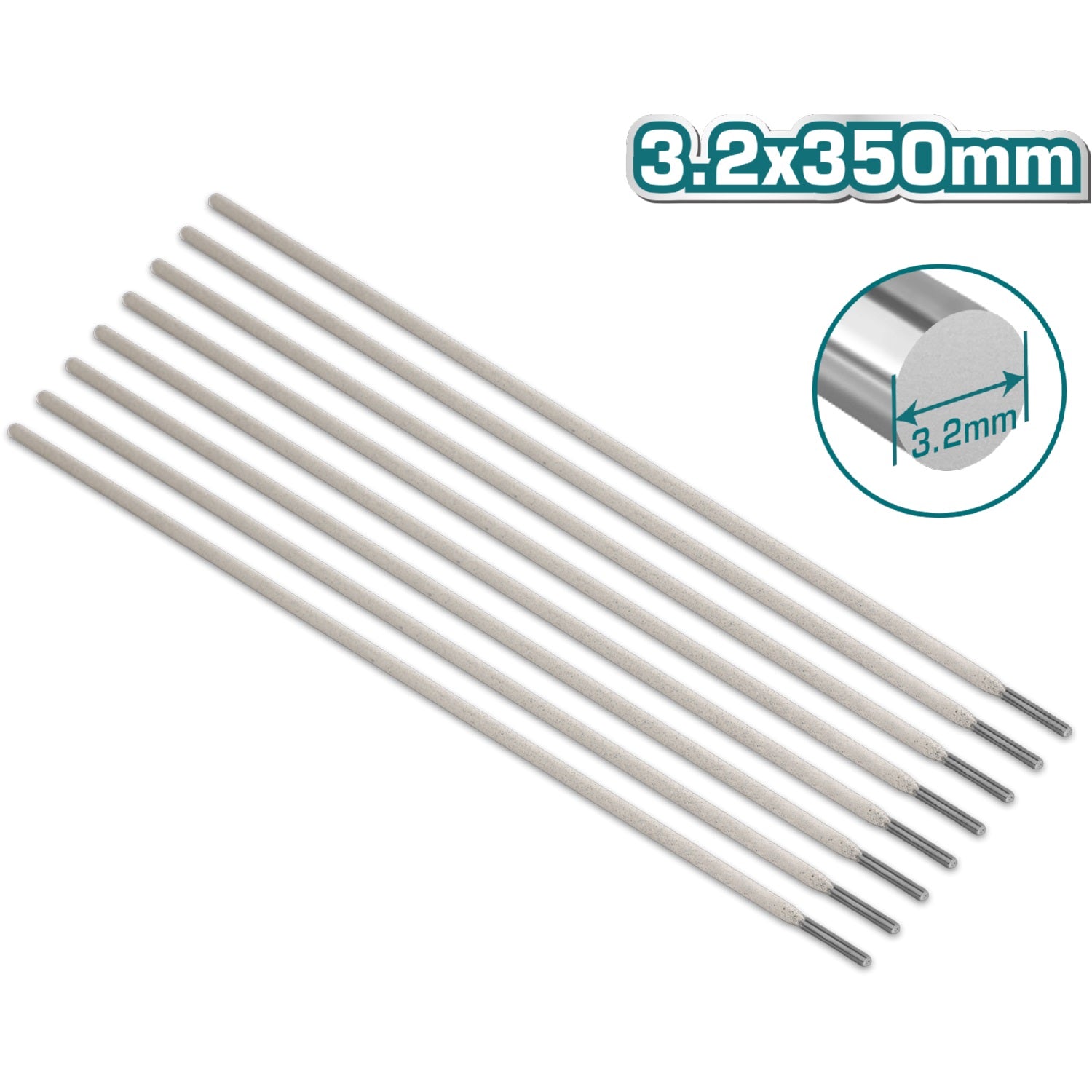 Electrodo 6011 de acero al carbón para Soldadura. 3.2x350mm. Viene en paquete de 2.5 kg (5.5lbs)
