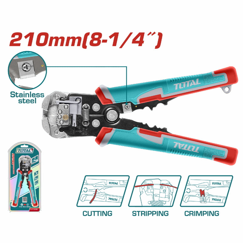 Pinza pelacables eléctricos 3 en 1 multifunción.