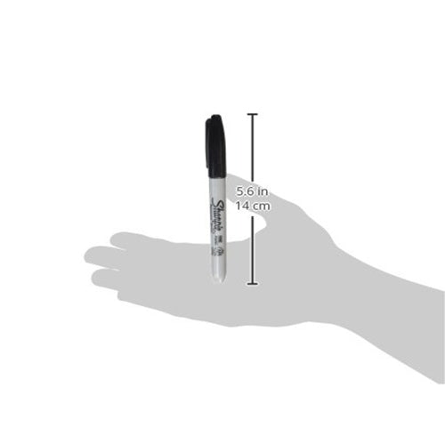 Sharpie Marcador Permanente punta fina (caja de 12 und)
