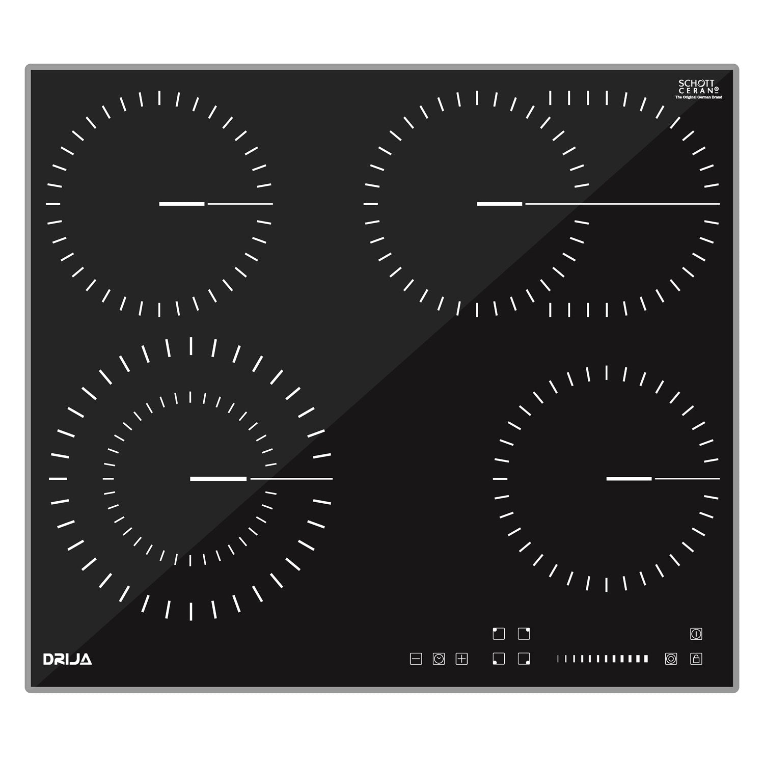 Estufa empotrable eléctrica vitrocerámica Berlin 60.