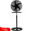 Abanico de alta capacidad 18” 3en1, 3 velocidades de pedestal, pared y piso 120V 60Hz 65W, 5 Aspas