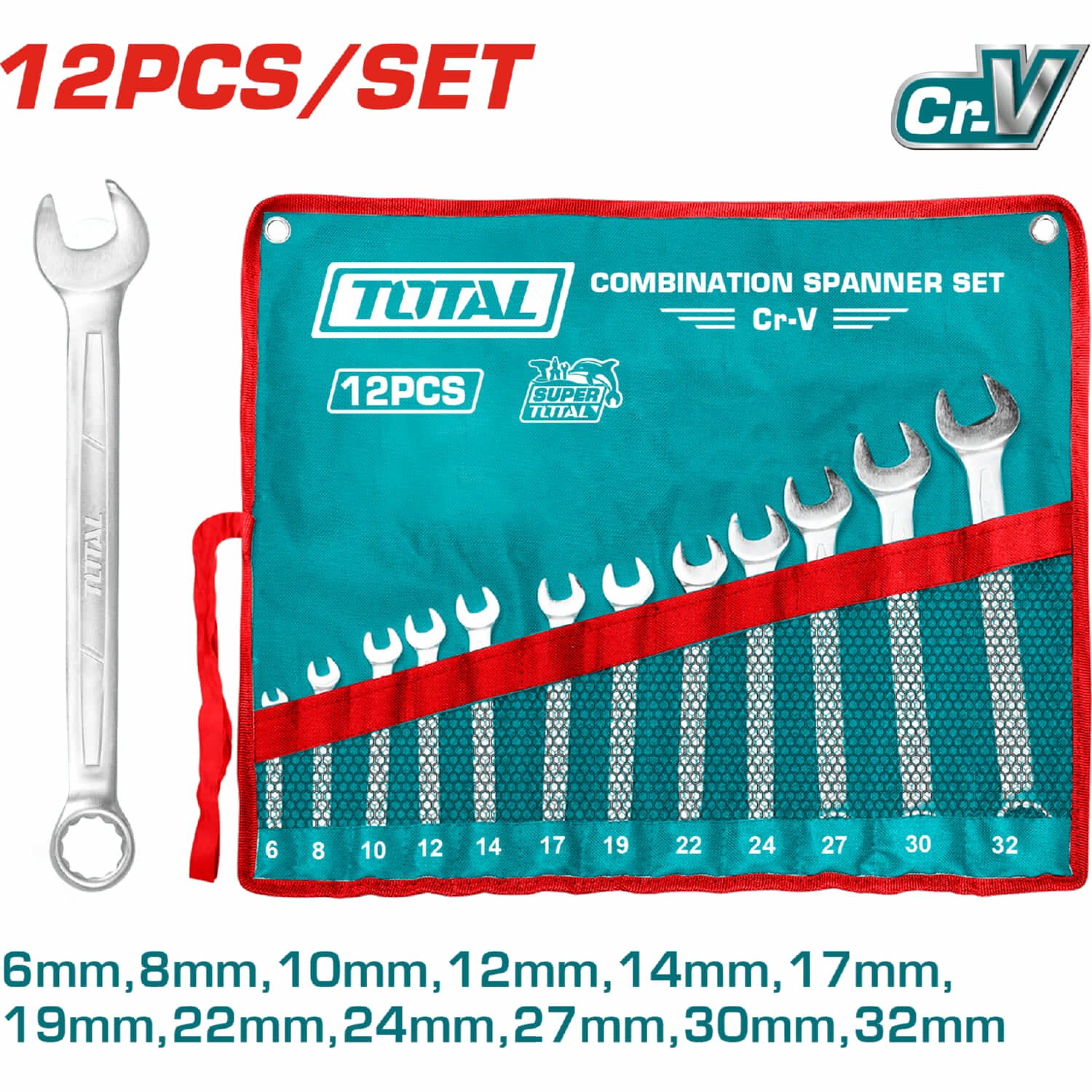 12 pza juego de llaves de combinación