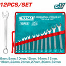 12 pza juego de llaves de combinación