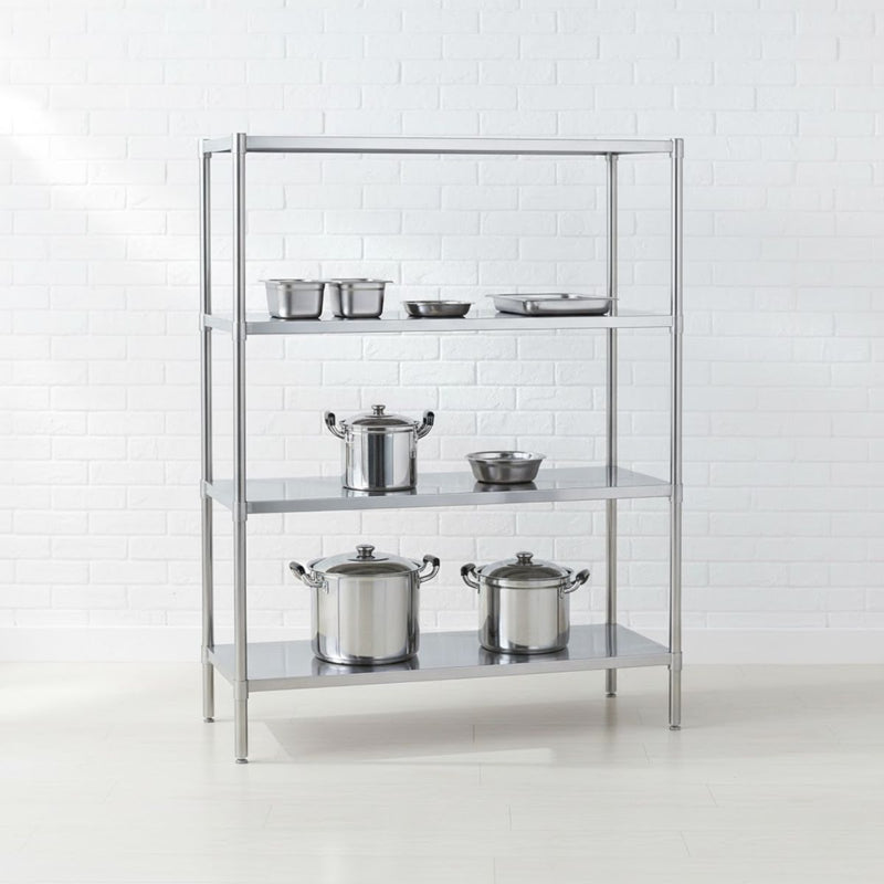 ESTANTERIA DE 120X50X180 CM acero inoxidable.