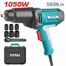 Llave de impacto 550 NM electrica 110V 60htz 1050W. Caja de engranajes en aluminio.