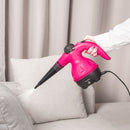 Limpiador a vapor 1000W, 120V~ 50/60Hz, color rosado