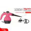 Limpiador a vapor 1000W, 120V~ 50/60Hz, color rosado