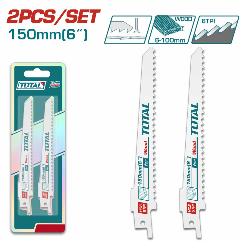 2pcs Hojas sierra sable reciproca para madera