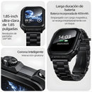 Smartwatch con GPS Integrado y Llamadas Bluetooth. Reloj Inteligente 1.85” HD. Resistente al Agua 5ATM. Monitoreo de Salud y 100+ Modos Deportivo.