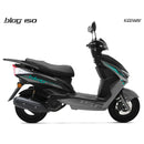 Moto Keeway Scooter BLOG150 150cc Color Gris Motor Monocilindro. 4 Tiempos. 2 Valvulas. Tanque 6.6 L