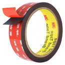 Cinta doble contacto 3M VHB automotriz. 20 mm x 3 mts waterproof de foam