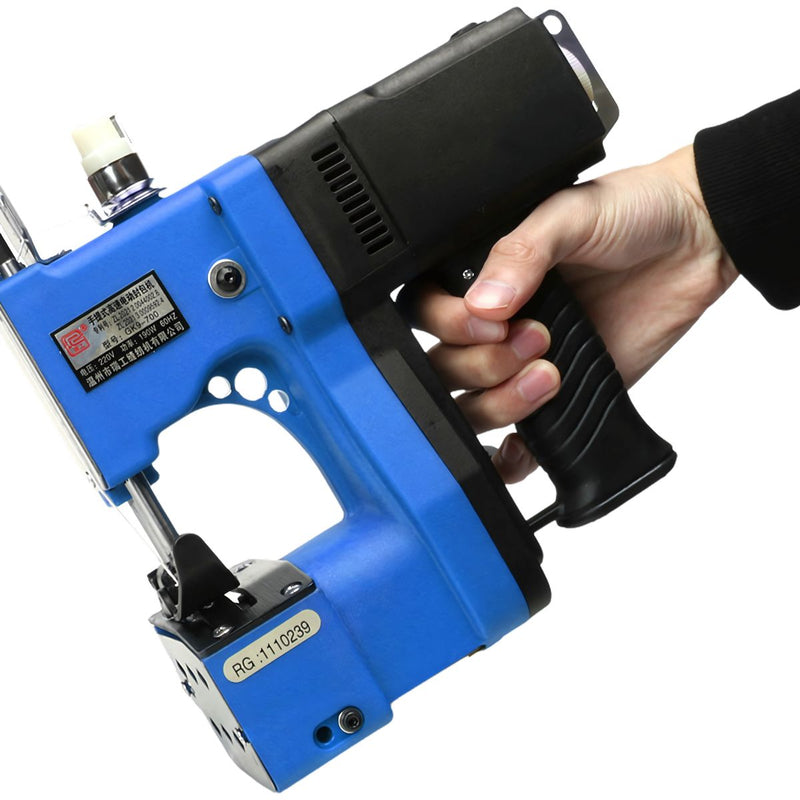 Máquina Cerradora de Sacos Portátil Industrial 2600RPM. Costura Rápida para Agro y Empaque. Con Cortador Automático de Hilo 2x3. Selladora de bolsas 110V.