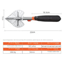 Tijeras Angulares Profesionales. Corte Preciso en 45°, 60°, 75°, 90°, 105°, 120° y 135°. Ideal para Molduras y Canaletas. Corte angular.