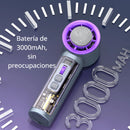 Mini Abanico Portátil Recargable Con Enfriamiento. Aire Acondicionado Portátil. Ventilador Sin Aspas De Aire Frio. Duración de 9 Horas.