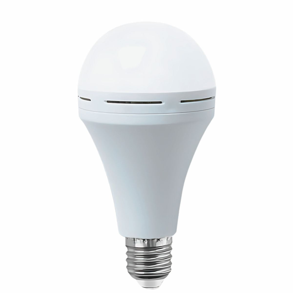 Bombillo Foco LED de Emergencia 15W con Batería Recargable. Luz Blanca 6500K. Base E27 y Ángulo 230°.