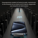 Micrófono Inalámbrico Lavalier Lightning Para iPhone. Ideal para Grabaciones, Streaming y Entrevistas. Alcance 20M y Cancelación de Ruido.