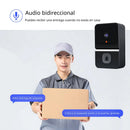 Timbre Inteligente con Cámara WiFi y Audio Bidireccional. Intercomunicador Para El Hogar con visión nocturna y sensor de movimiento.